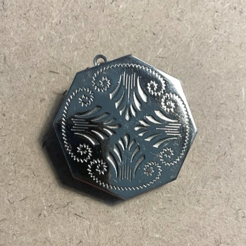 925 Sterling brooch necklace